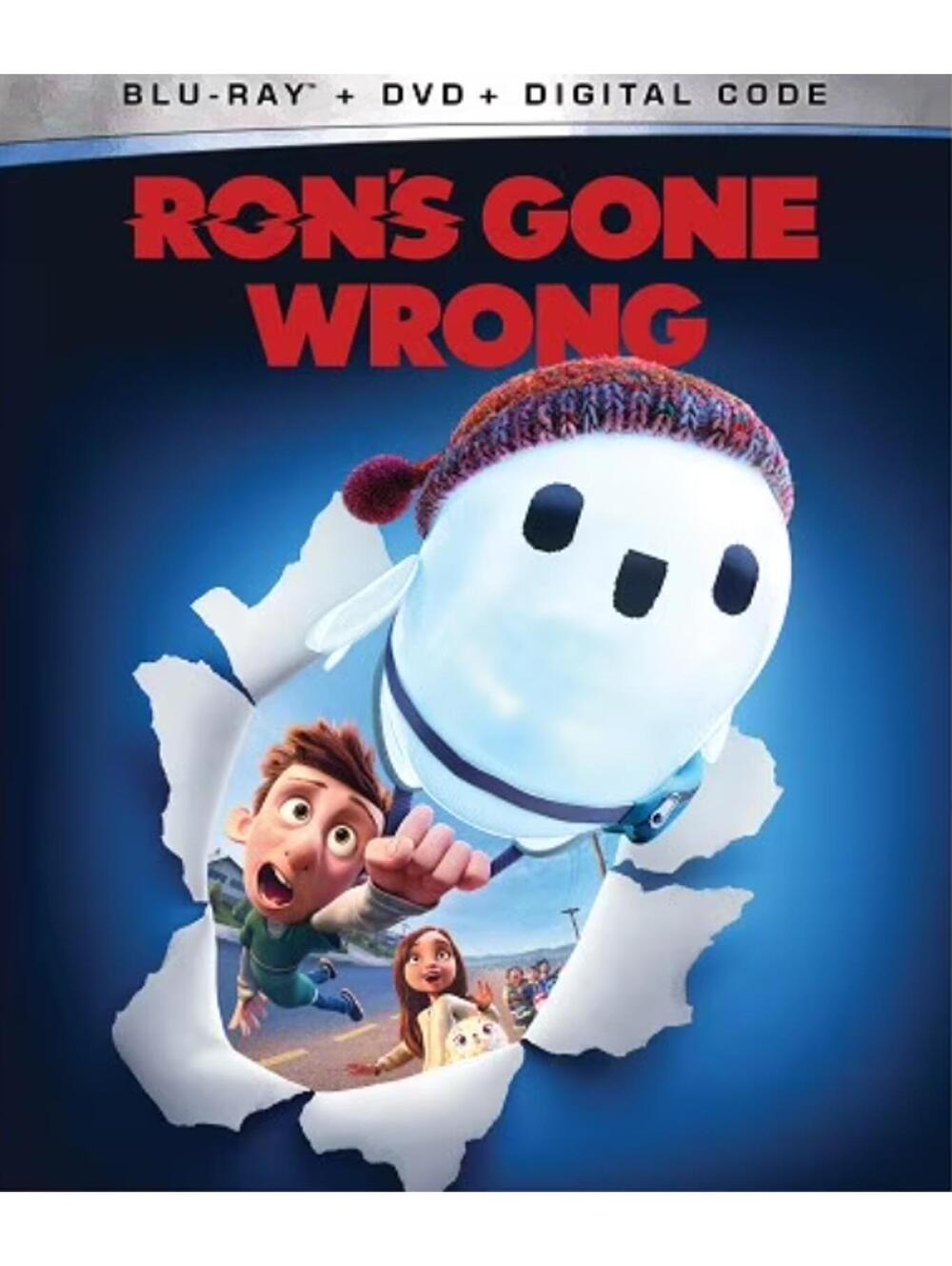 Ron's Gone Wrong Blu-ray + DVD + Digital Code Animation Family Movie